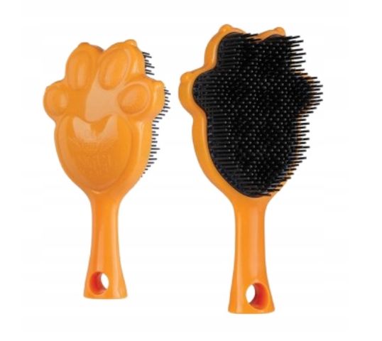 Tangle Angel Pet Mini mała szczotka dla zwierząt Pomarańczowa