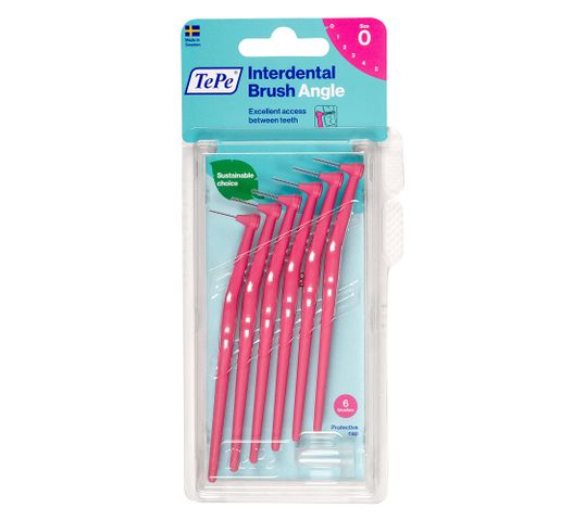 TePe Angle szczoteczki międzyzębowe 0.4mm Różowe (6 szt.)