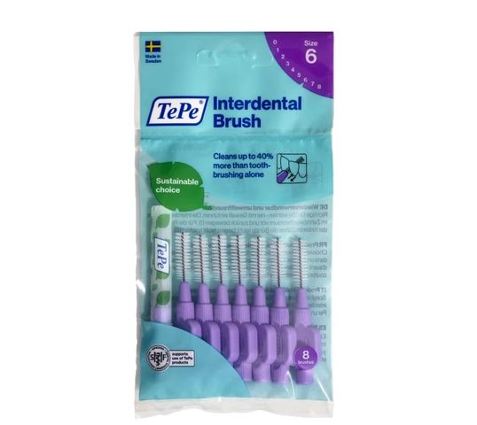 TePe Original szczoteczki międzyzębowe 1.1mm Fioletowe (8 szt.)