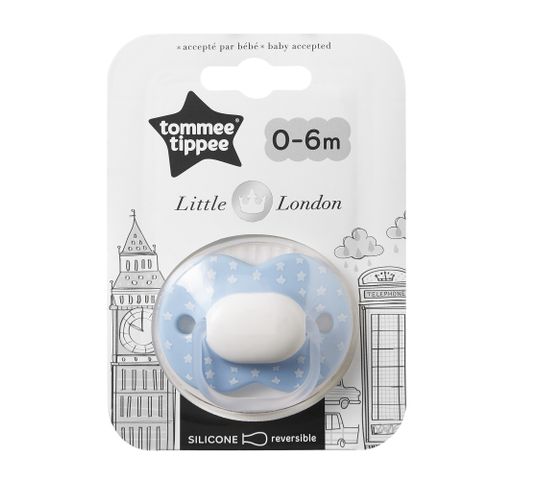 Tommee Tippee Little London smoczek uspokajający 0-6m Boy