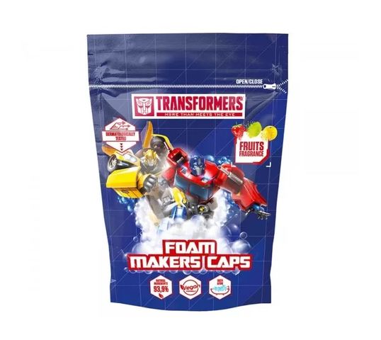 Transformers Pianotwory do kąpieli (6 x 20 g)