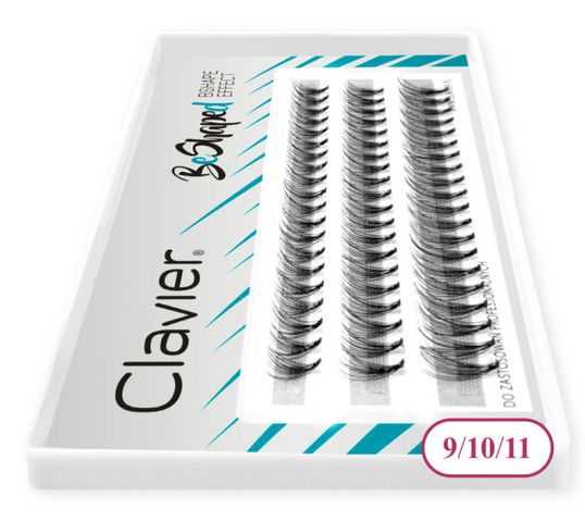 Clavier – Rzęsy kępki BeShaped Mix 9/10/11 mm (1 op.)