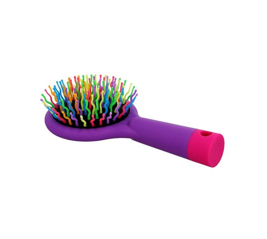 Twish Handy Hair Brush With Mirror szczotka do włosów z lusterkiem Lavender Floral