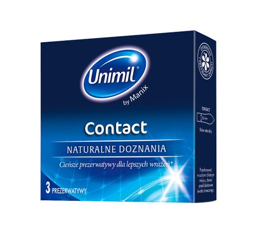 Unimil Contact lateksowe prezerwatywy 3szt