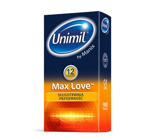 Unimil Max Love lateksowe prezerwatywy 12szt