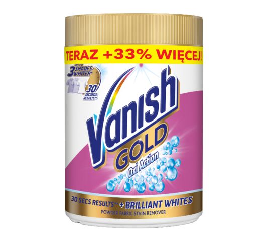 Vanish Gold White proszek do odplamiania tkanin 940g