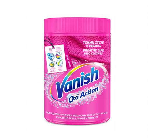 Vanish Oxi Action odplamiacz do tkanin w proszku 500g