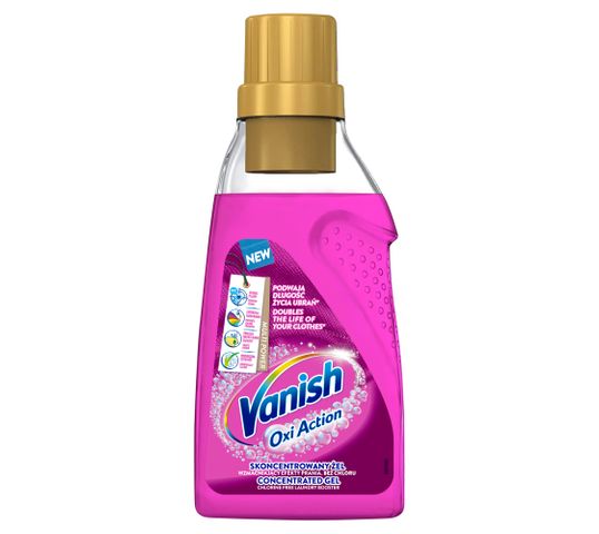 Vanish Oxi Action odplamiacz do tkanin w żelu 500ml
