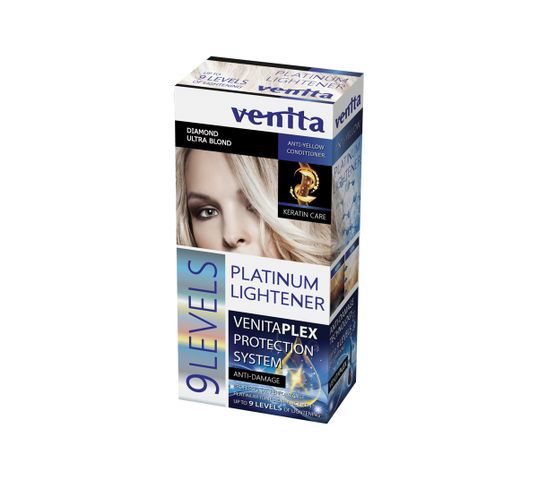 Venita 9 Leveles Platinium Lightener rozjaśniacz do włosów 9 tonów (125 ml)