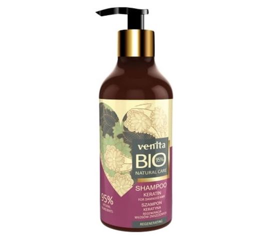 Venita Bio Natural Care Regenerating Hair Shampoo regenerujący szampon do włosów Keratyna (400 ml)