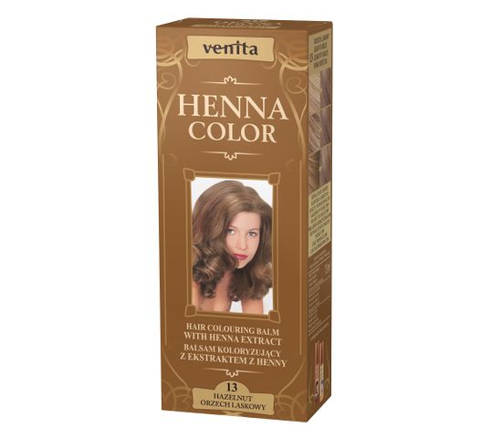Venita Henna Color balsam koloryzujący z ekstraktem z henny 13 Orzech Laskowy 75ml