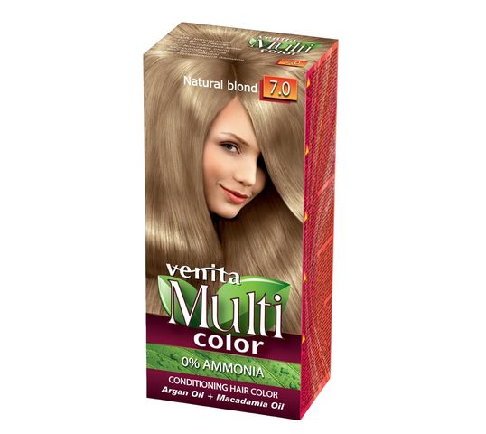 Venita MultiColor pielęgnacyjna farba do włosów 7.0 Naturalny Blond