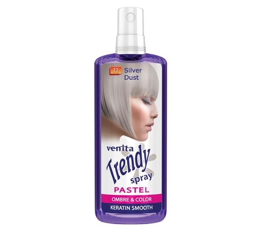 Venita Trendy Spray Pastel koloryzujący spray do włosów 11 Silver Dust (200 ml)