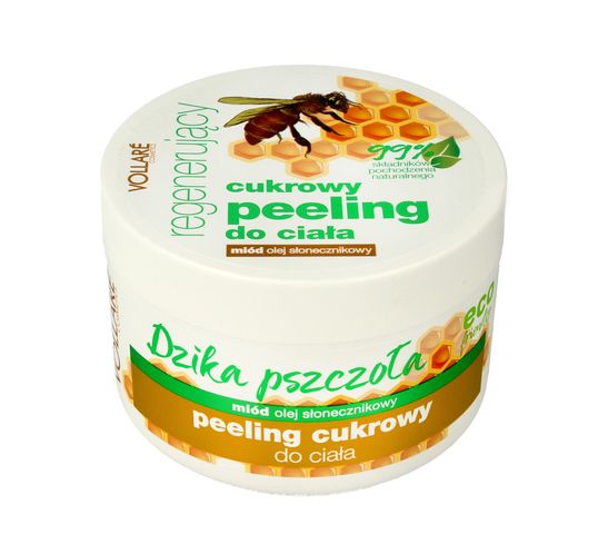 Vollare Cosmetics Dzika Pszczoła peeling cukrowy do ciała (225 ml)