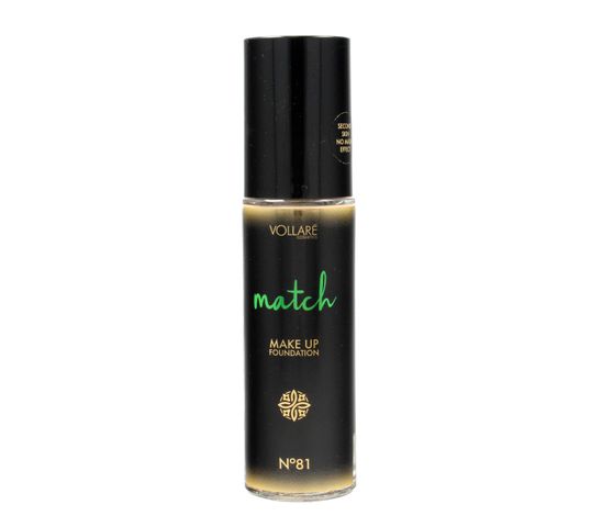 Vollare Cosmetics – Podkład przeciw niedoskonałościom Match nr 81 Buff (30 ml)