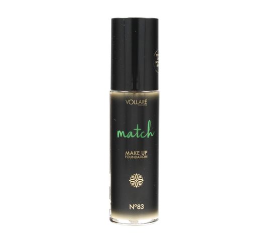 Vollare Cosmetics – Podkład przeciw niedoskonałościom Match nr 83 Medium Beige (30 ml)
