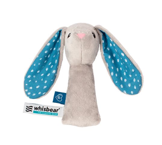 Whisbear grzechotka szary króliczek