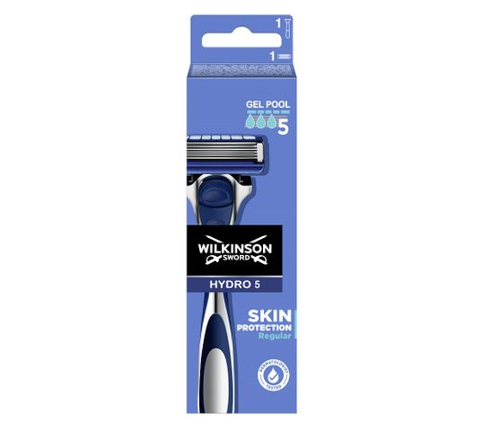 Wilkinson Hydro 5 Skin Protection Regular maszynka do golenia z wymiennymi ostrzami dla mężczyzn (1 szt.)