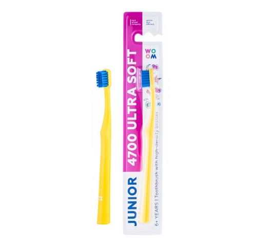 Woom Junior 4700 Ultra Soft Toothbrush szczoteczka do zębów z miękkim włosiem 6+ Years