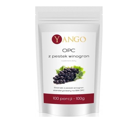 Yango OPC Ekstrakt z Pestek Winogron suplement diety 100g