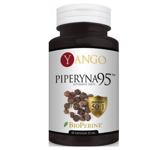 Yango Piperyna 95 25mg suplement diety 60 kapsułek