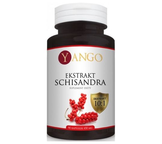 Yango Schisandra Ekstrakt 450mg suplement diety 90 kapsułek