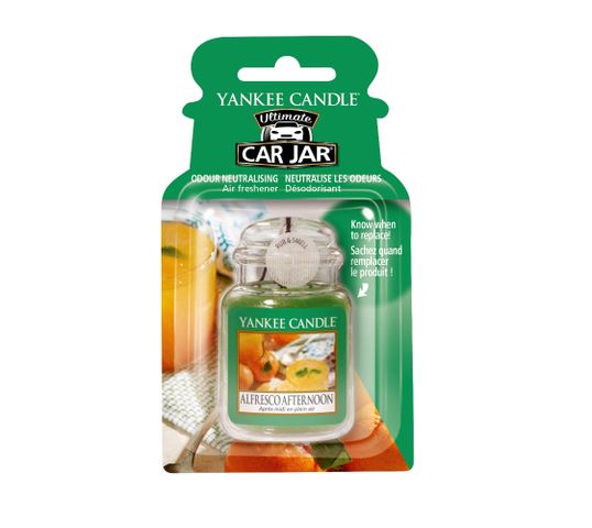Yankee Candle Car Jar Ultimate zapach samochodowy Alfresco Afternoon