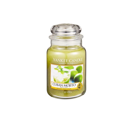 Yankee Candle Świeca zapachowa duży słój Cuban Mojito 623g