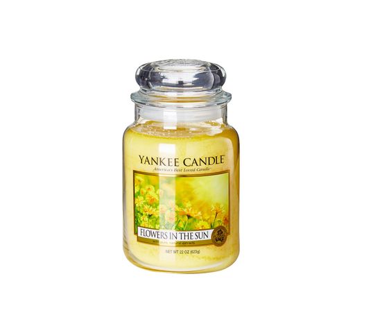 Yankee Candle Świeca zapachowa duży słój Flowers in the Sun 623g