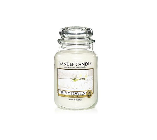 Yankee Candle Świeca zapachowa duży słój Fluffy Towels™ 623g