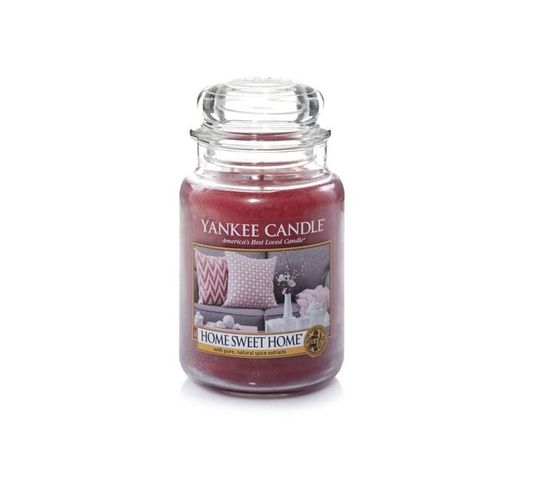 Yankee Candle Świeca zapachowa duży słój Home Sweet Home 623g