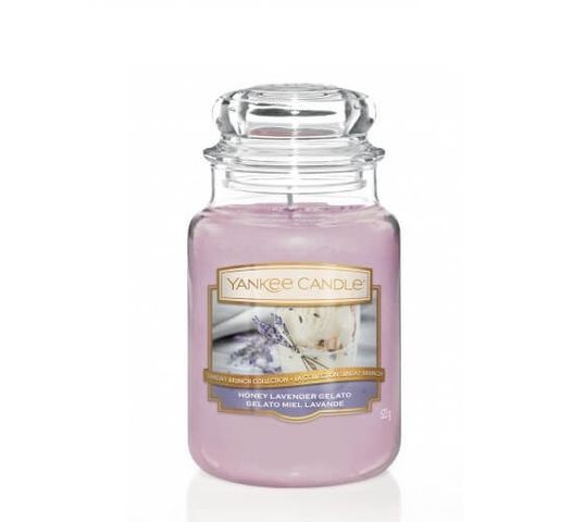 Yankee Candle Świeca zapachowa duży słój Honey Lavender Gelato 623g