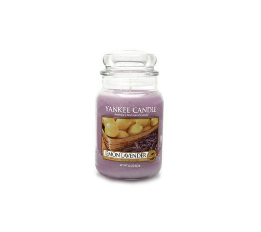Yankee Candle Świeca zapachowa duży słój Lemon Lavender 623g