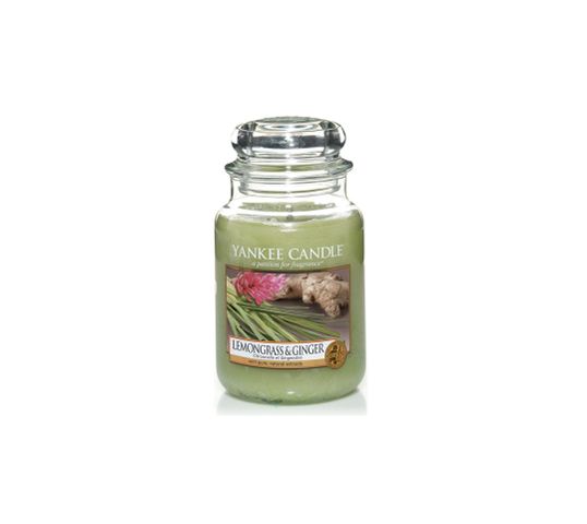Yankee Candle Świeca zapachowa duży słój Lemongrass & Ginger 623g