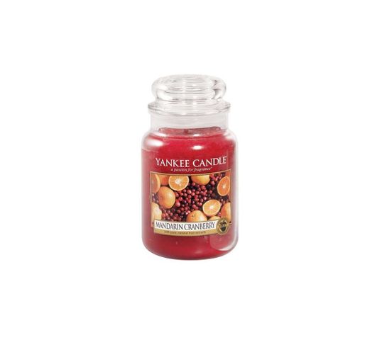 Yankee Candle Świeca zapachowa duży słój Mandarin Cranberry 623g