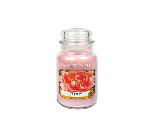 Yankee Candle Świeca zapachowa duży słój Peony 623g