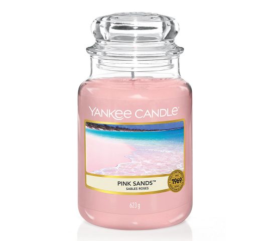 Yankee Candle Świeca zapachowa duży słój Pink Sands (623 g)