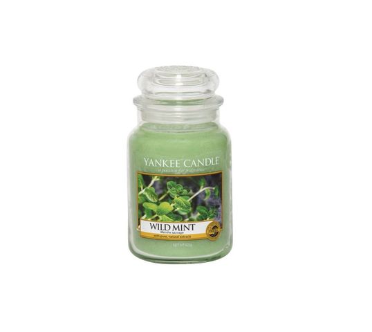 Yankee Candle Świeca zapachowa duży słój Wild Mint 623g