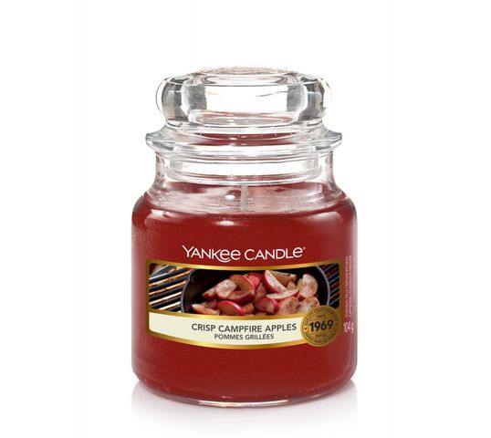 Yankee Candle – Świeca zapachowa mały słój Crisp Campfire Apples (104 g)