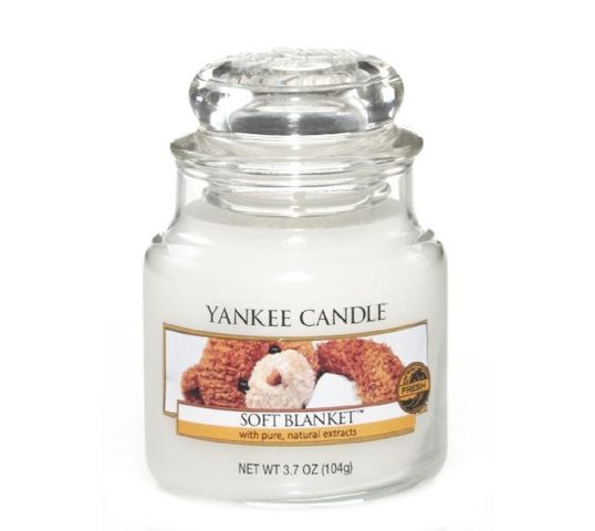 Yankee Candle Świeca zapachowa mały słój Soft Blanket 104g