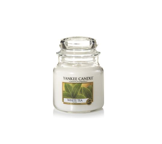 Yankee Candle Świeca zapachowa mały słój White Tea 104g