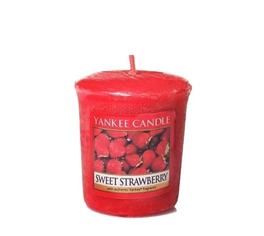 Yankee Candle Świeca zapachowa sampler Sweet Strawberry 49g