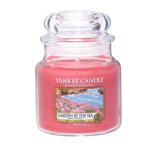 Yankee Candle Świeca zapachowa średni słój Garden By The Sea 411g