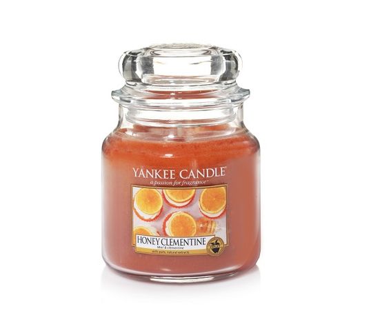 Yankee Candle Świeca zapachowa średni słój Honey Clementine 411g