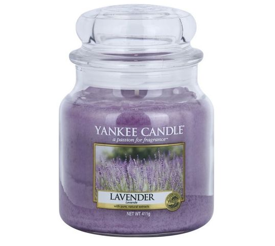 Yankee Candle Świeca zapachowa średni słój Lavender 411g