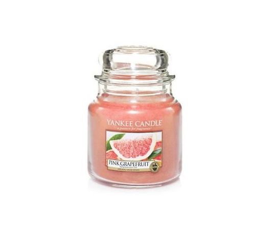 Yankee Candle Świeca zapachowa średni słój Pink Grapefruit 411g