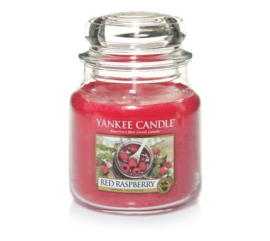 Yankee Candle Świeca zapachowa średni słój Red Raspberry 411g