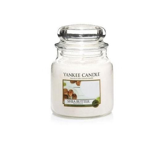 Yankee Candle Świeca zapachowa średni słój Shea Butter 411g