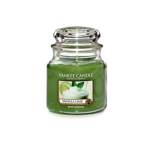 Yankee Candle Świeca zapachowa średni słój Vanilla Lime 411g
