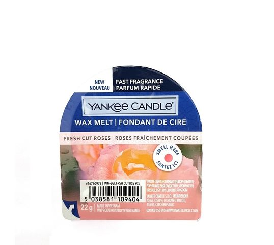 Yankee Candle – Wax Melt wosk zapachowy Fresh Cut Roses (22 g)